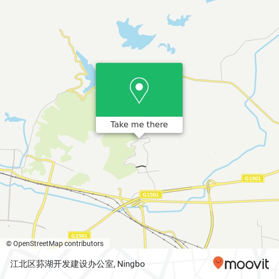 江北区荪湖开发建设办公室 map