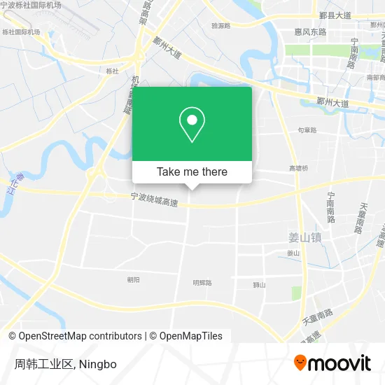 周韩工业区 map