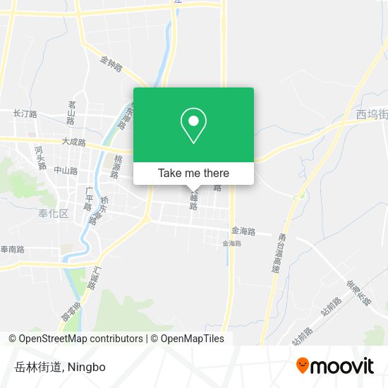 岳林街道 map