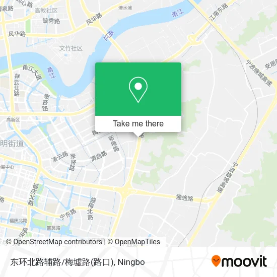 东环北路辅路/梅墟路(路口) map