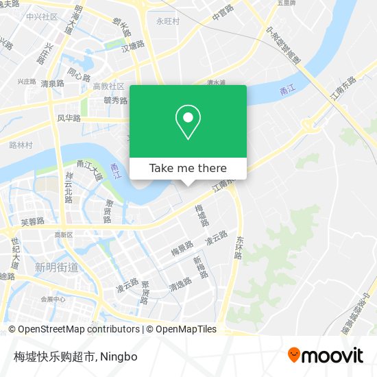 梅墟快乐购超市 map