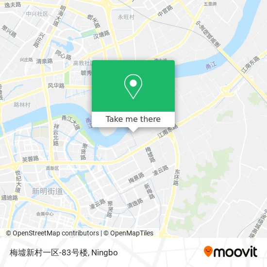 梅墟新村一区-83号楼 map