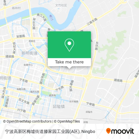 宁波高新区梅墟街道滕家园工业园(A区) map