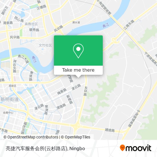 亮捷汽车服务会所(云杉路店) map