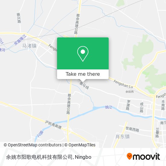 余姚市阳歌电机科技有限公司 map
