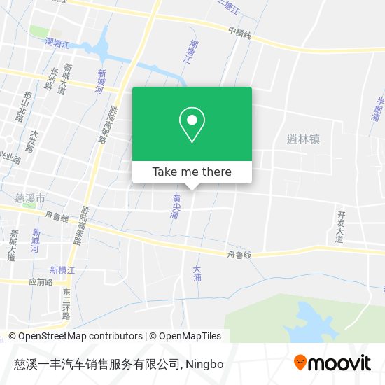 慈溪一丰汽车销售服务有限公司 map