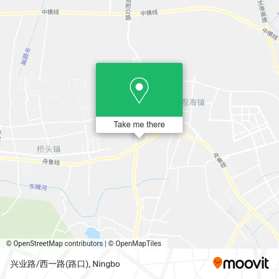 兴业路/西一路(路口) map
