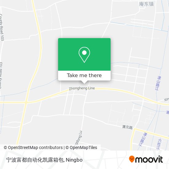 宁波富都自动化凯露箱包 map