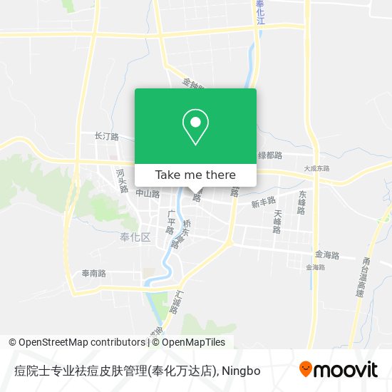 痘院士专业祛痘皮肤管理(奉化万达店) map