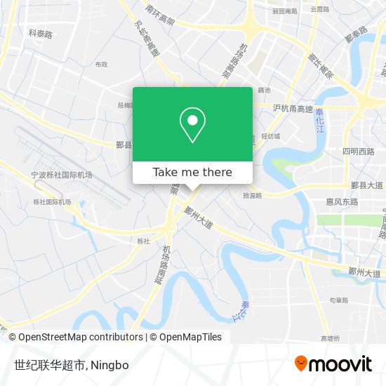 世纪联华超市 map