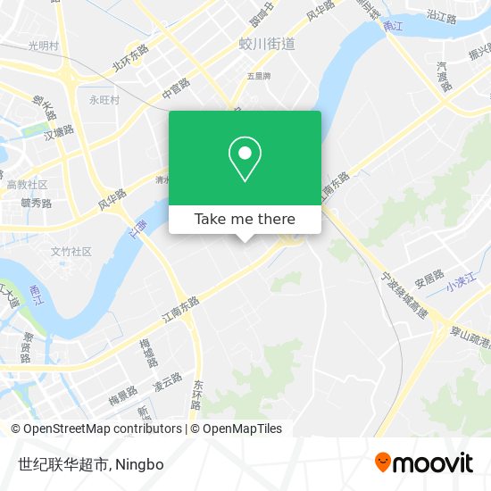 世纪联华超市 map
