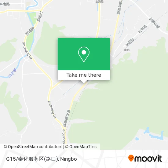 G15/奉化服务区(路口) map