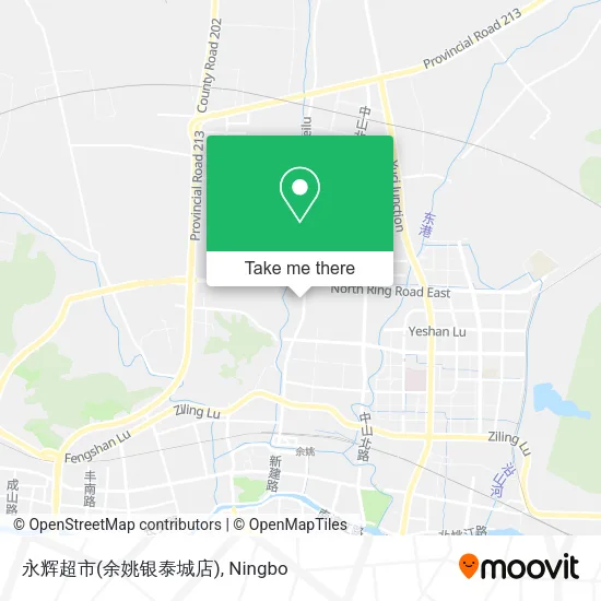 永辉超市(余姚银泰城店) map