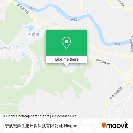宁波宏甬生态环保科技有限公司 map