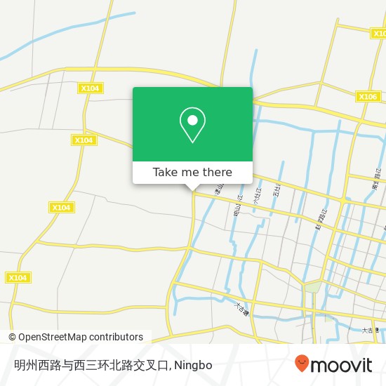 明州西路与西三环北路交叉口 map
