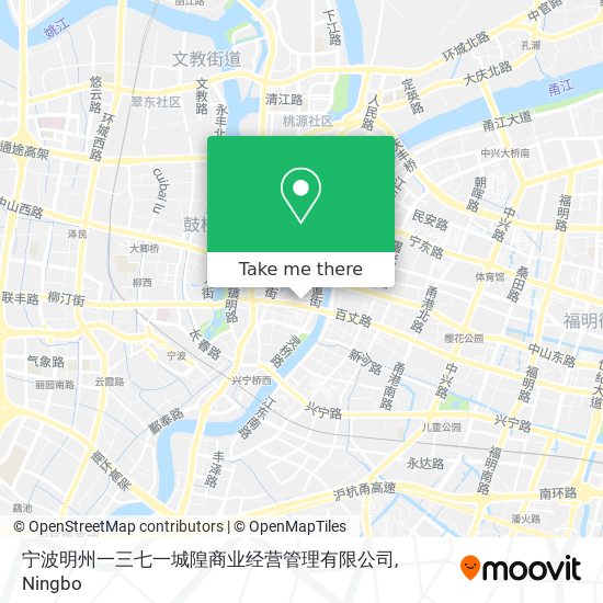 宁波明州一三七一城隍商业经营管理有限公司 map