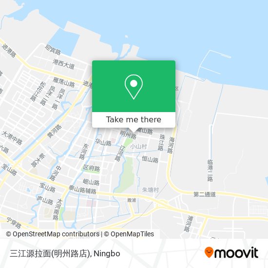 三江源拉面(明州路店) map