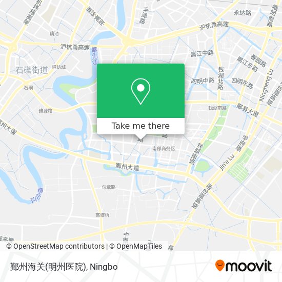 鄞州海关(明州医院) map