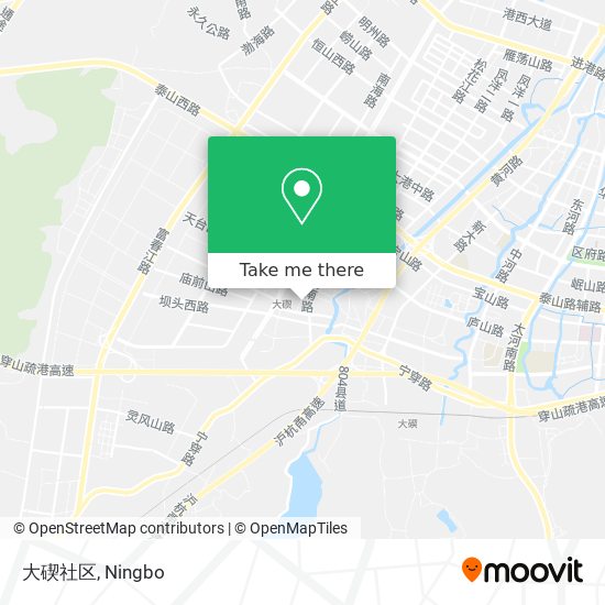 大碶社区 map