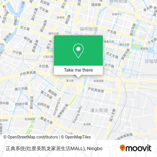正典系统(红星美凯龙家居生活MALL) map