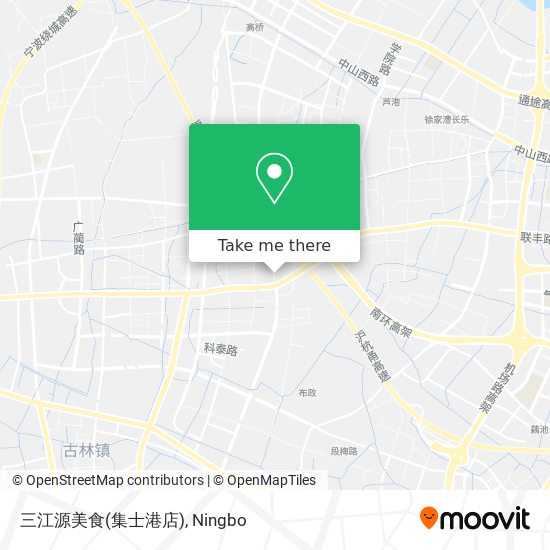 三江源美食(集士港店) map