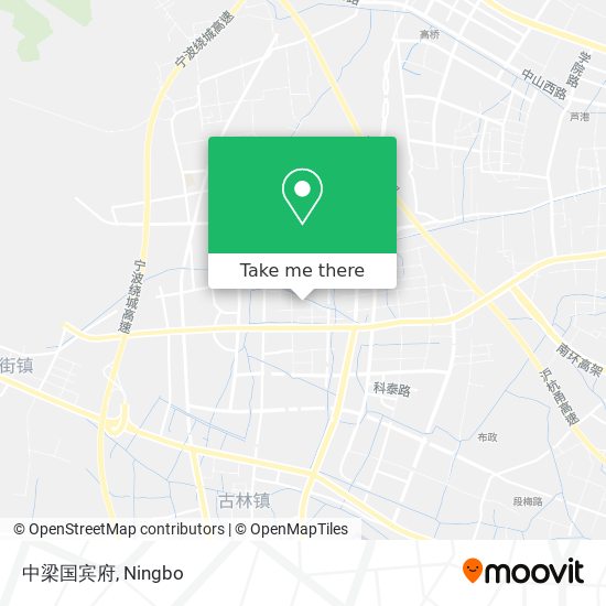 中梁国宾府 map