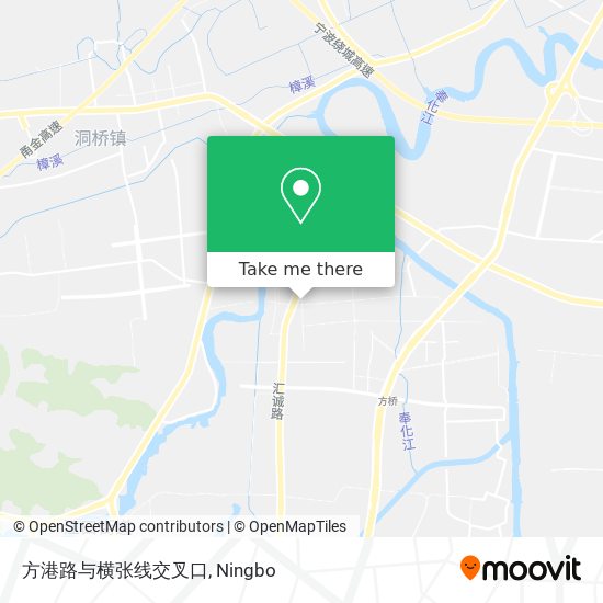 方港路与横张线交叉口 map