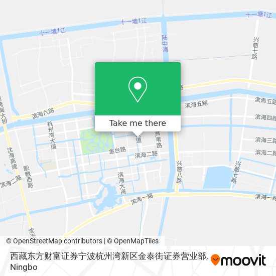 西藏东方财富证券宁波杭州湾新区金泰街证券营业部 map