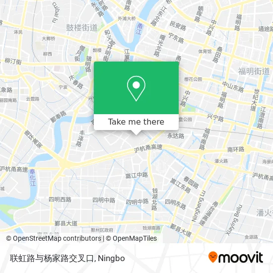 联虹路与杨家路交叉口 map