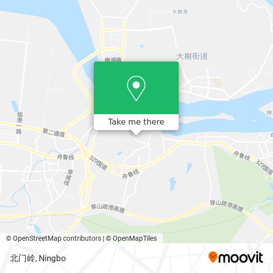 北门岭 map