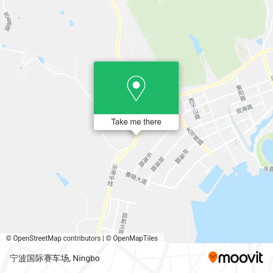 宁波国际赛车场 map