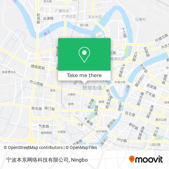 宁波本东网络科技有限公司 map