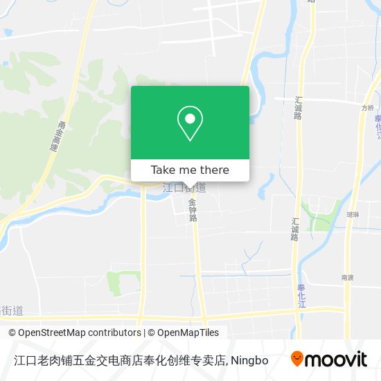 江口老肉铺五金交电商店奉化创维专卖店 map