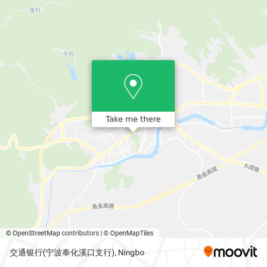 交通银行(宁波奉化溪口支行) map