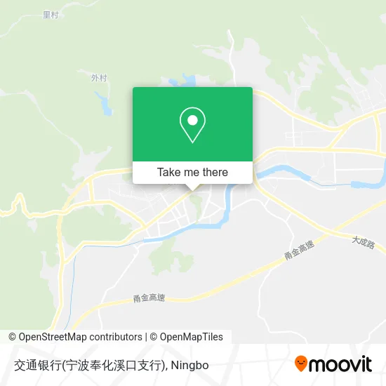交通银行(宁波奉化溪口支行) map