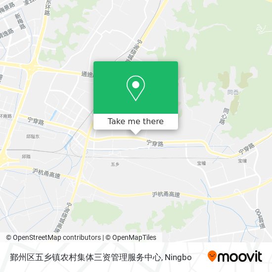 鄞州区五乡镇农村集体三资管理服务中心 map