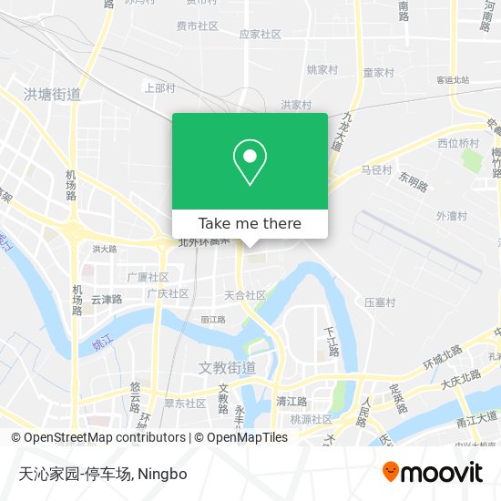 天沁家园-停车场 map