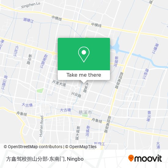 方鑫驾校担山分部-东南门 map