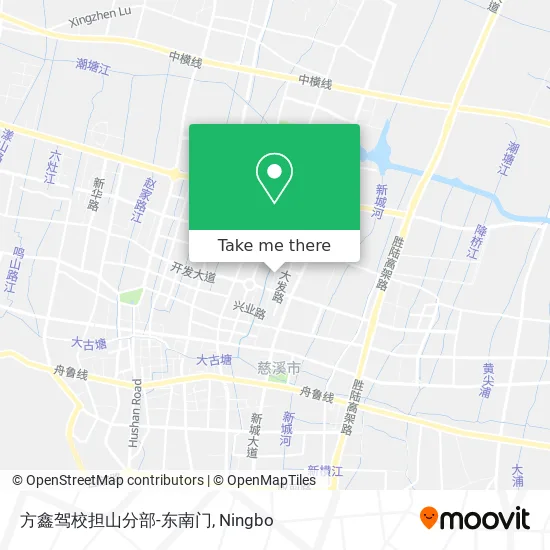 方鑫驾校担山分部-东南门 map