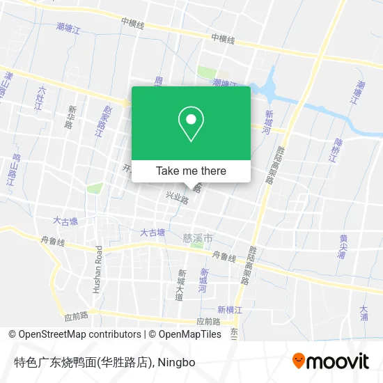 特色广东烧鸭面(华胜路店) map
