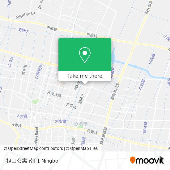 担山公寓-南门 map