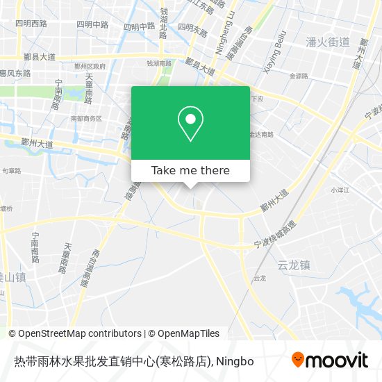 热带雨林水果批发直销中心(寒松路店) map