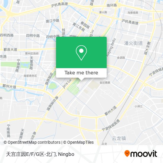 天宫庄园E/F/G区-北门 map