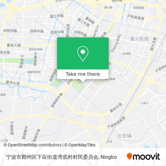 宁波市鄞州区下应街道湾底村村民委员会 map