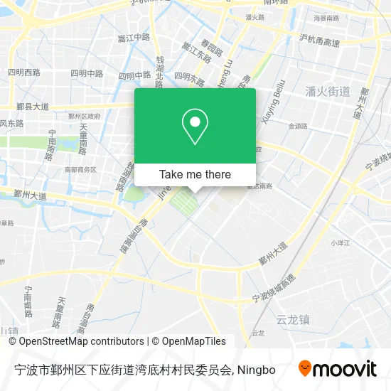 宁波市鄞州区下应街道湾底村村民委员会 map