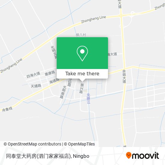 同泰堂大药房(泗门家家福店) map