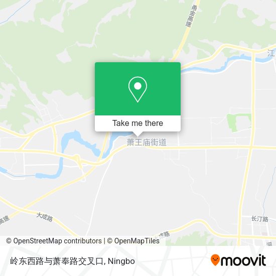 岭东西路与萧奉路交叉口 map