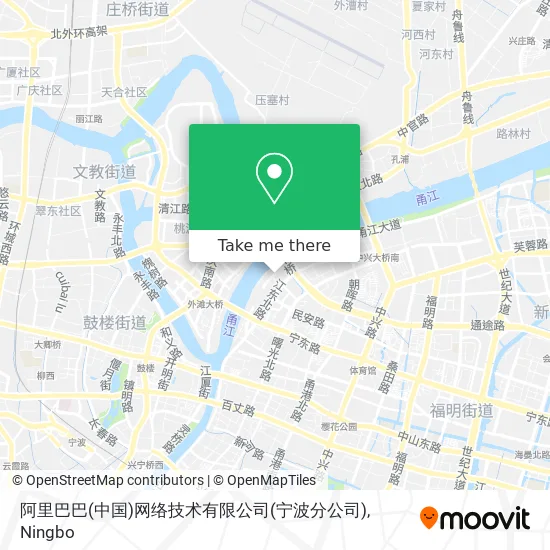阿里巴巴(中国)网络技术有限公司(宁波分公司) map