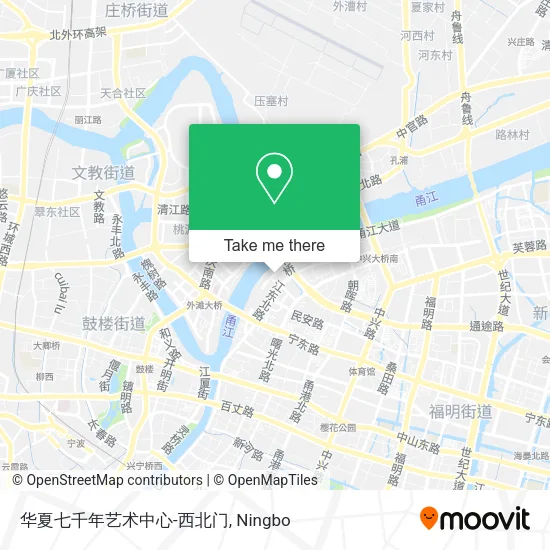 华夏七千年艺术中心-西北门 map