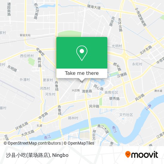 沙县小吃(菜场路店) map
